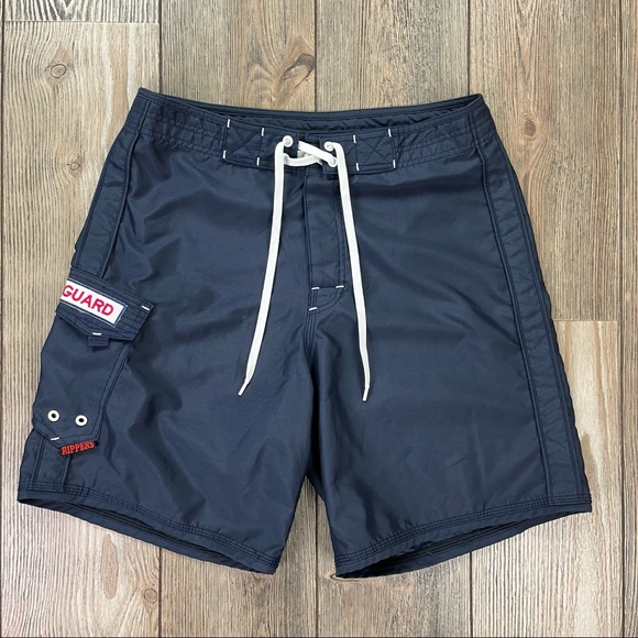 SOLD! Maui Rippers Lifeguard Board Shorts Microfiber - Picture 3 of 10